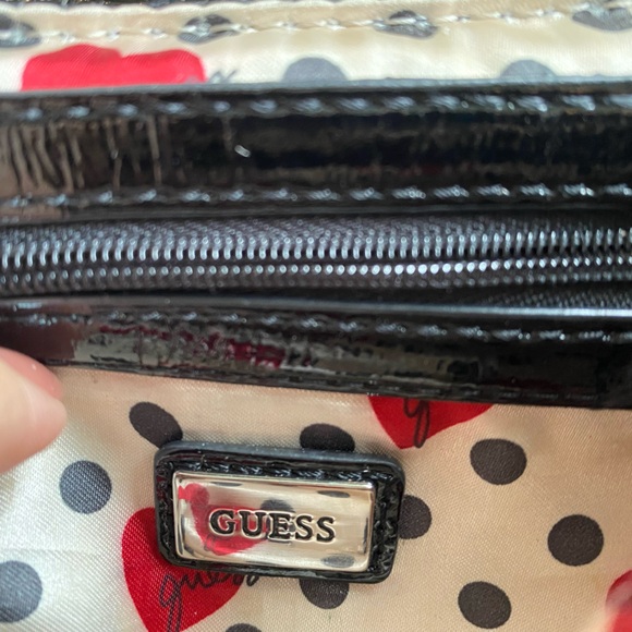 Guess Vintage y2k mini purse, long strap, black sequence and quilted - Picture 10 of 14